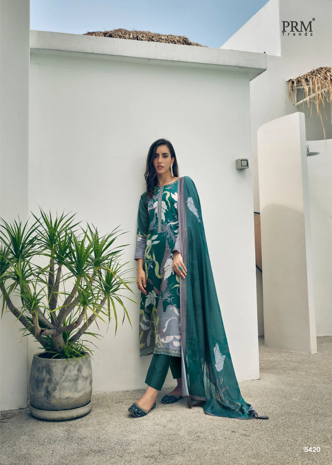 Prm Trendz Serein Vol 3 Pure Lawn Cotton Wholesale Fancy Salwar Suit Catalog — Wholesale Salwar Suits, MPA wholesale from Surat — view 6